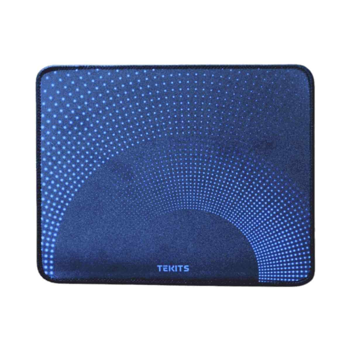 TEKITS Premium Rubber Mouse Pad - Blue Halftone Dot Pattern (7.5 x 9 Inch)