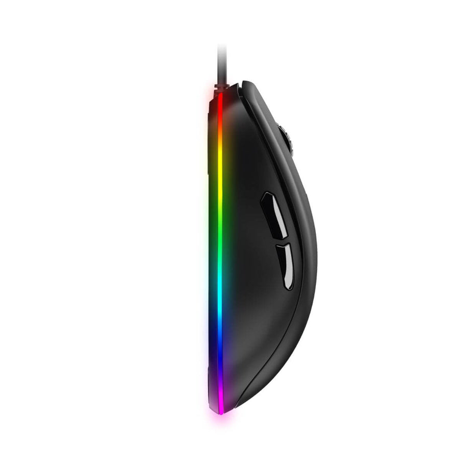 Black EM908X Gaming mouse with RGB lighting