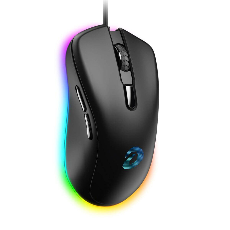 Black EM908X Gaming mouse with RGB lighting