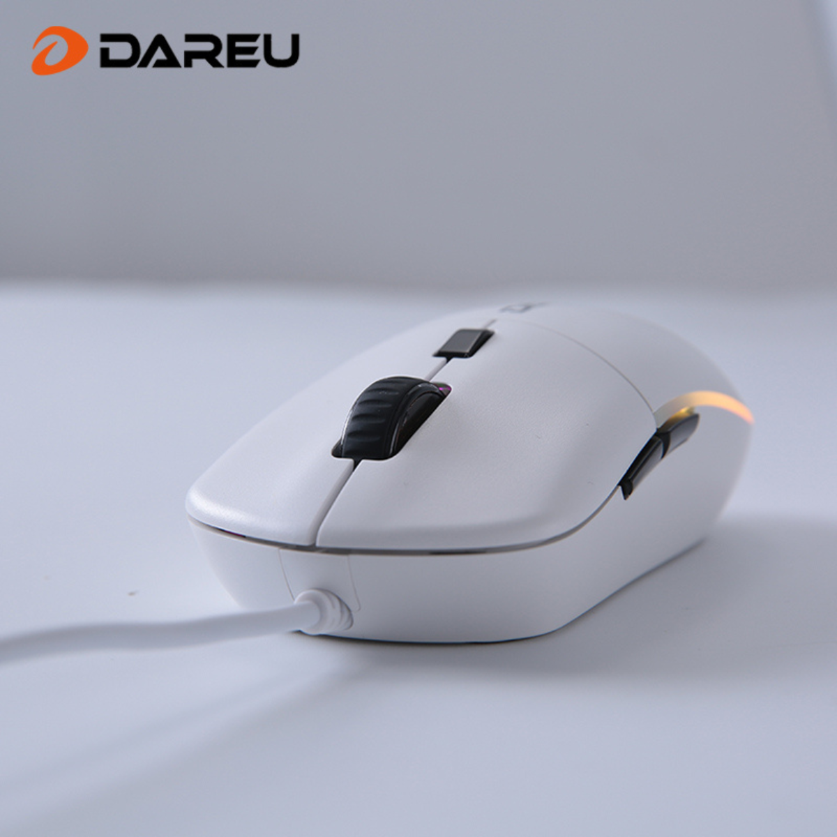 LM121 RGB Wired Office Mouse - White