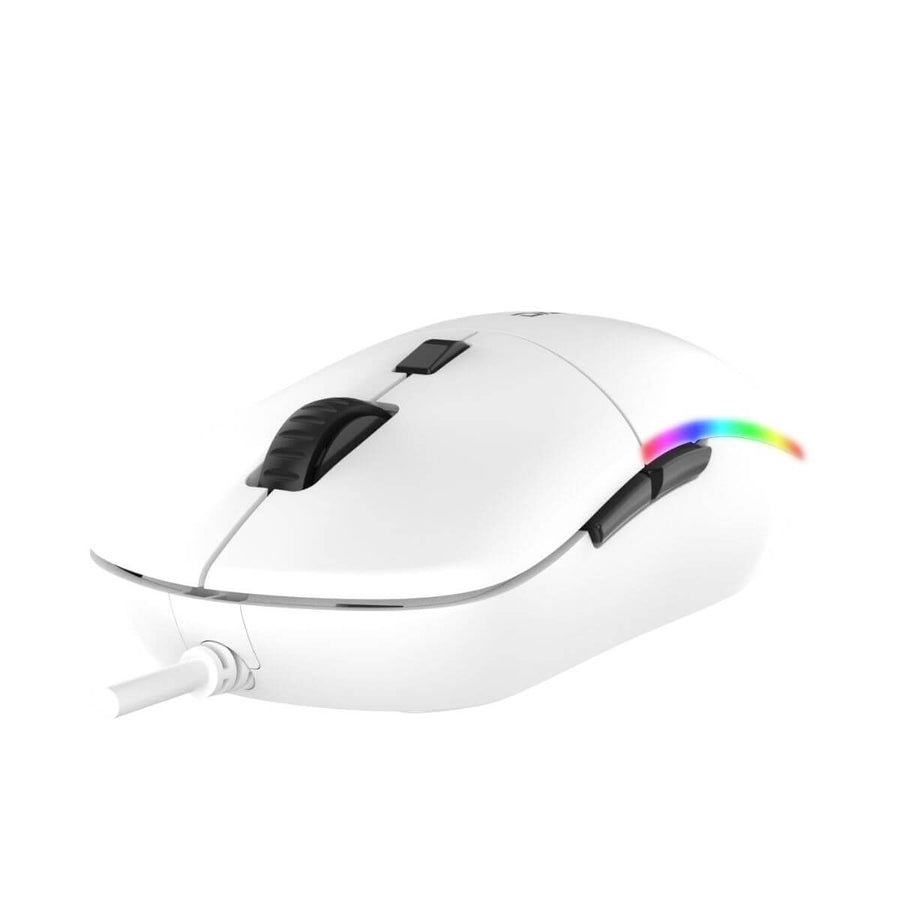 Dareu LM121 RGB Wired Silent Office Mouse - White